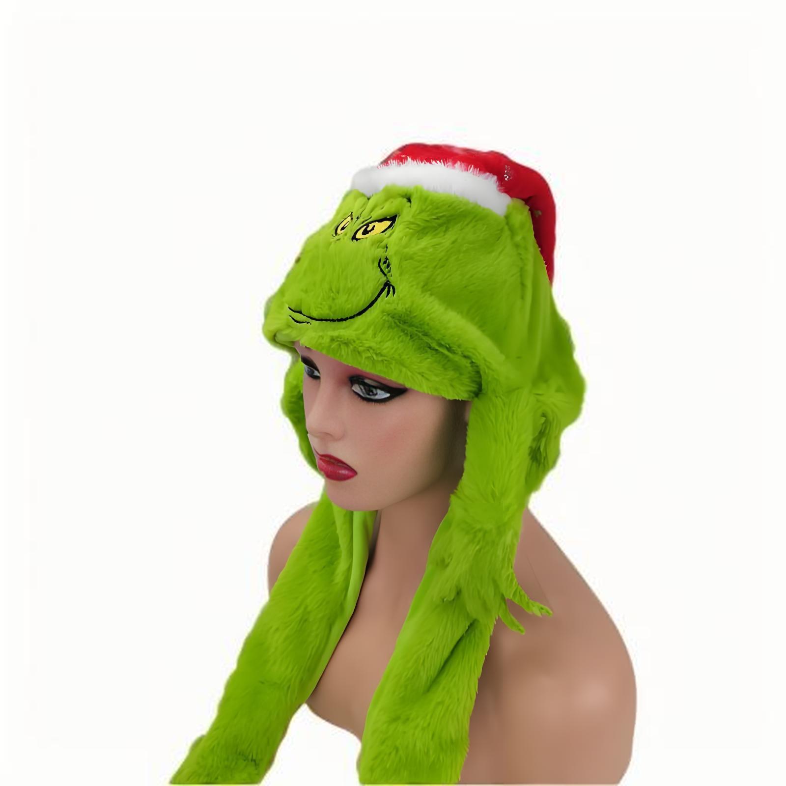 Pluszowa czapka Grincese, szal – Santa Hat Plush recenzja i cena