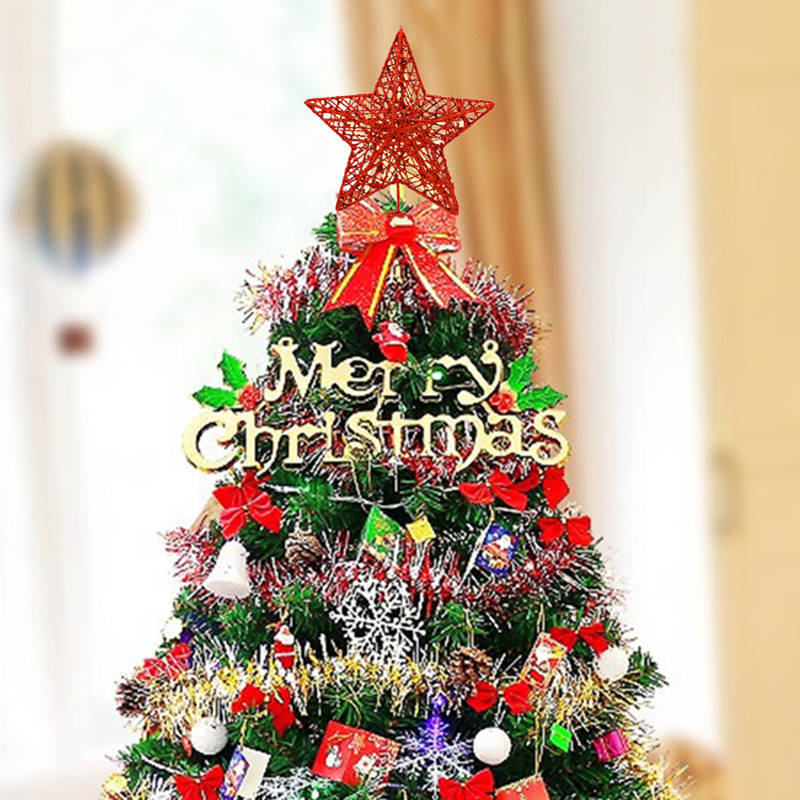 1szt Złoty / srebrny / czerwon – Star Tree Topper recenzja i cena