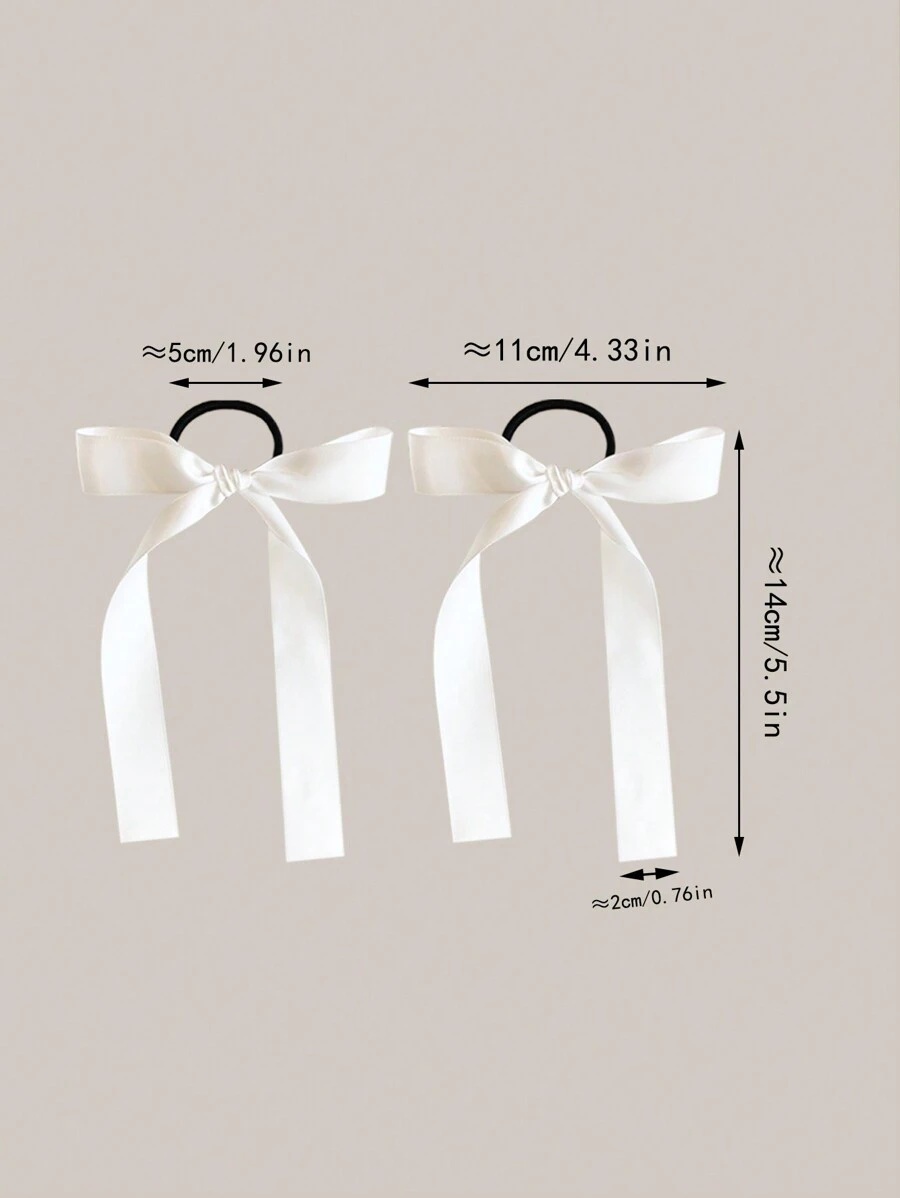 2 szt./zestaw damskie modne, w – Ribbon Bow Gift recenzja i cena