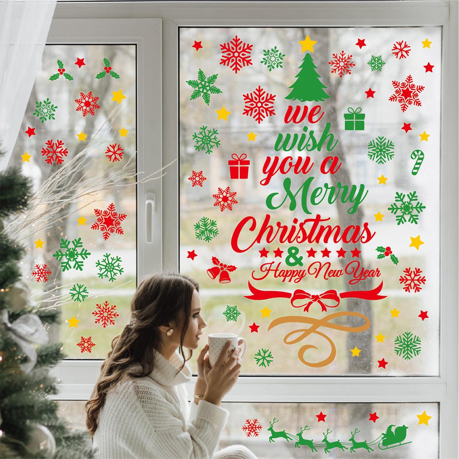 3 sztuki świątecznych naklejek – Snowflake Window Decal recenzja i cena