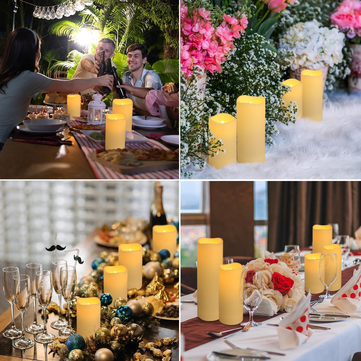 Zestaw 96 wodoodpornych, bezpł – Holiday Candle Set recenzja i cena
