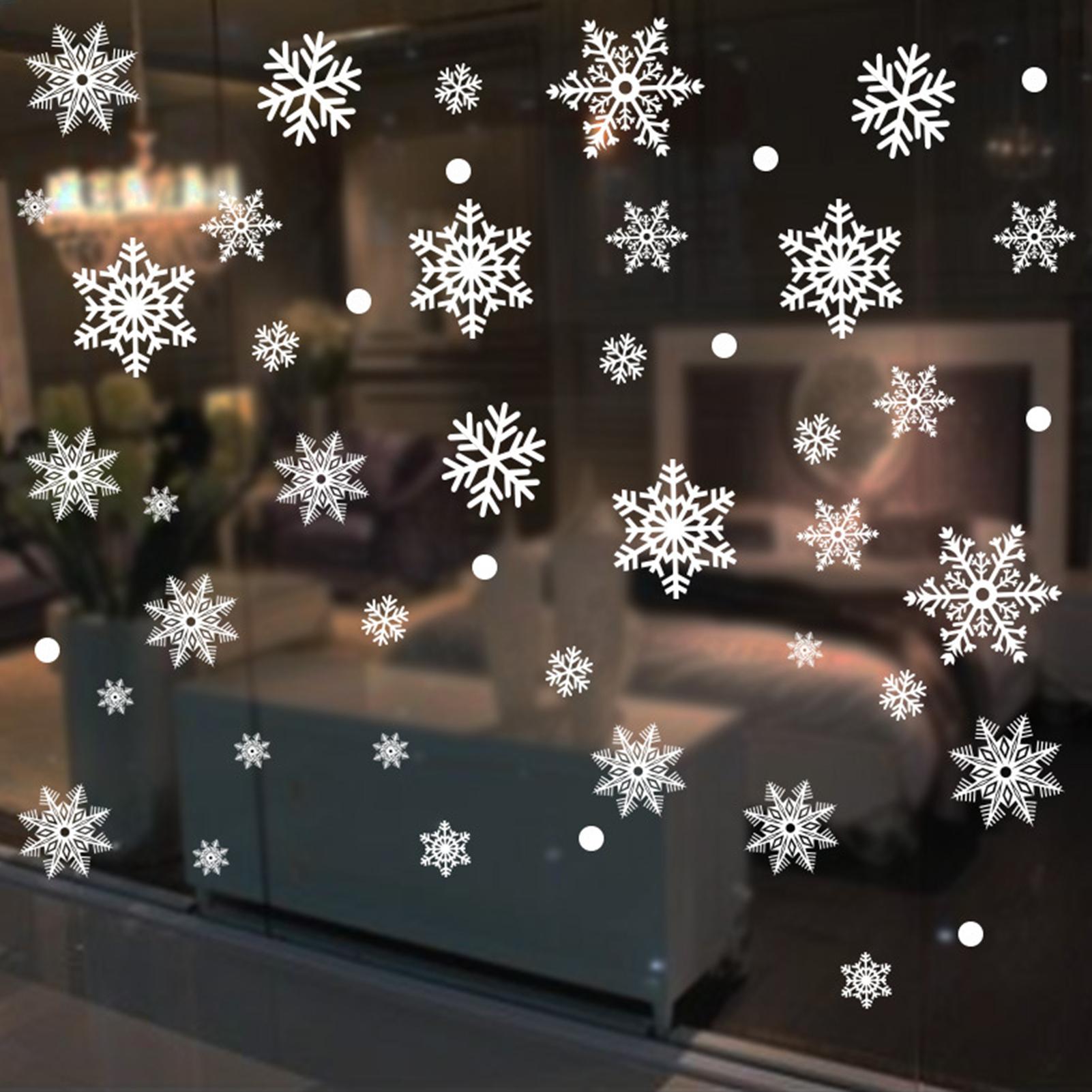 Naklejki na okno z motywem śni – Snowflake Window Decal recenzja i cena