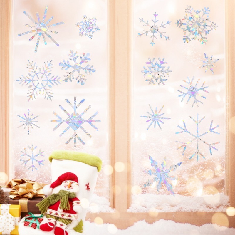 Świąteczne naklejki elektrosta – Snowflake Window Decal recenzja i cena