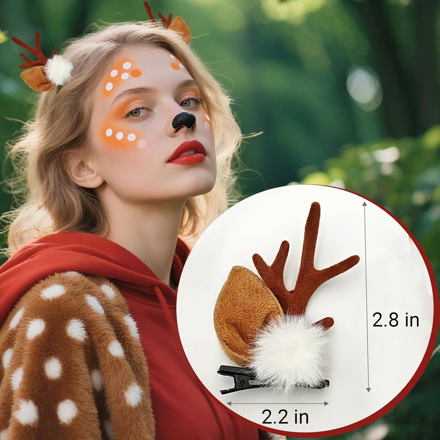 1/2 Pary Małe Opaski na Głowę  – Reindeer Antlers Headband recenzja i cena