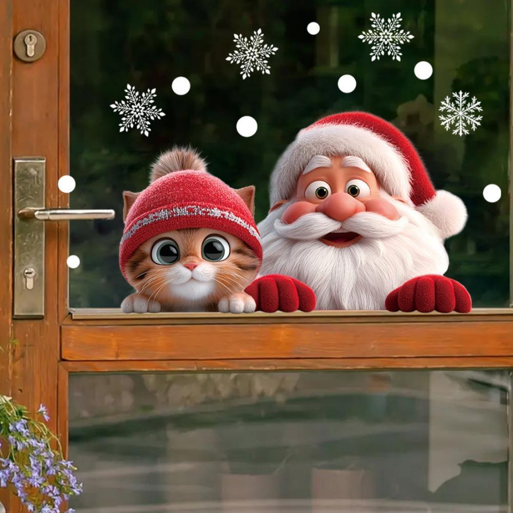 Naklejki świąteczne na okno, d – Snowflake Window Decal recenzja i cena